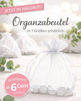 Organzasäckchen Aktionspreis, 7 Größen