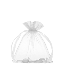 Organzabeutel  Satin Band Small+ 12.5x16.5cm (BxH) 1-Farbe